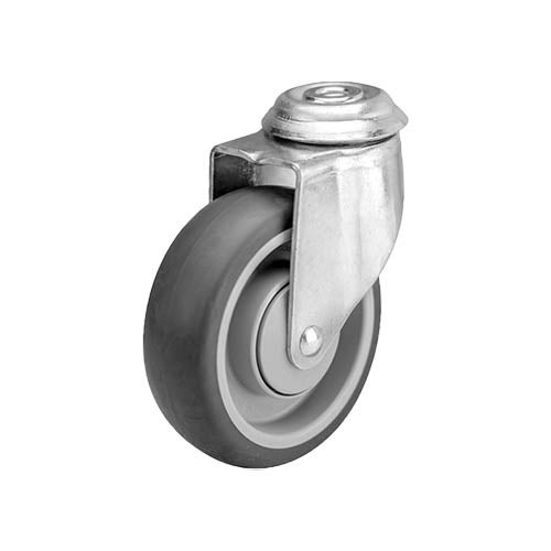 Swivel castor 100 mm, TPE-tyre 1