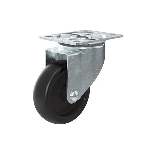Swivel castor 100 mm, TPE-tyre 1