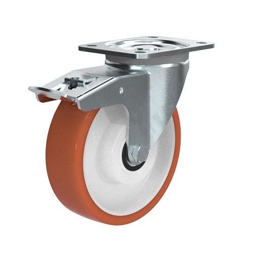 Okretni točak 160 mm sa totalnom kočnicom TPU sloj 1