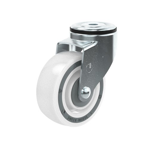 Swivel castor 100 mm, PP Sandwich wheel 1