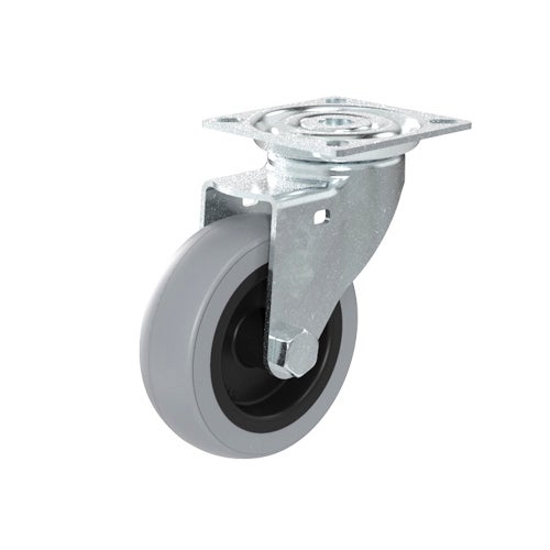 Lenkrolle 75 mm, TPE-Laufbelag 1