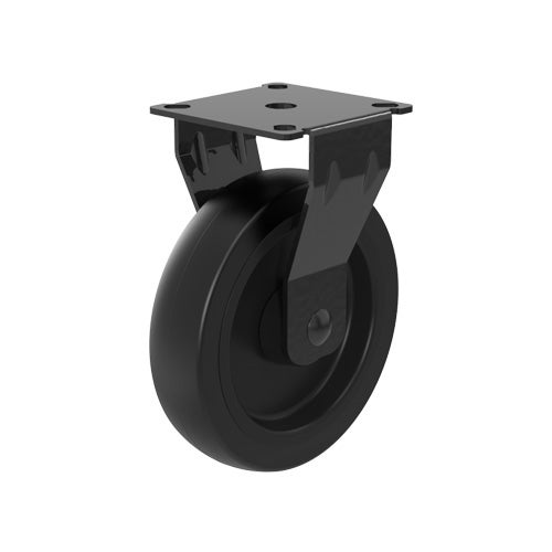 Fiksni točak 100 mm, TPU površina, crn 1