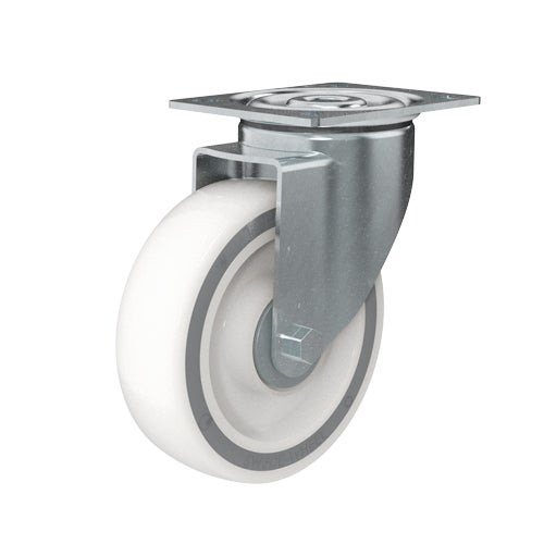 Swivel castor 125 mm, PP Sandwich wheel 1