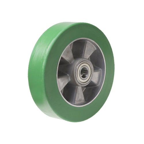Wheel 200 mm, elastic PU-tyre (3720050204pz-alu) - Swede-Wheel