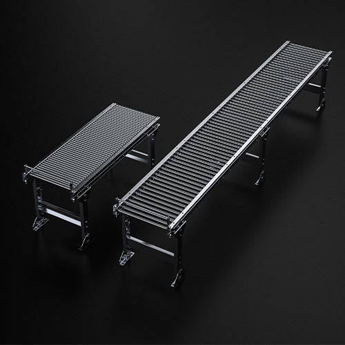Complete box conveyor Plasticroller 2400x500 w leg 2