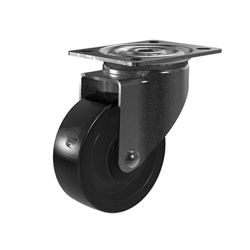 Swivel castor 100 mm, TPU-tyre 1