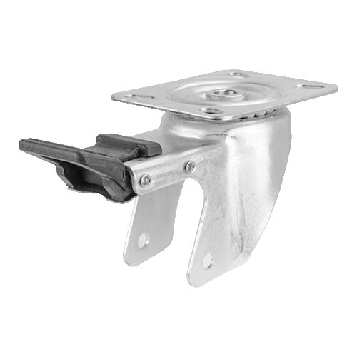 Swivel bracket 100 mm, total stop brake 1