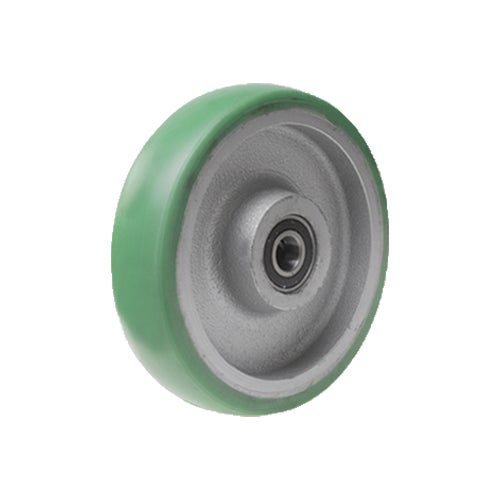 Wheel 160 mm, elastic convex PU-tyre